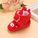 Red Color Toddlers Winter Fashionable Boys And Girls Shoes SH7147B