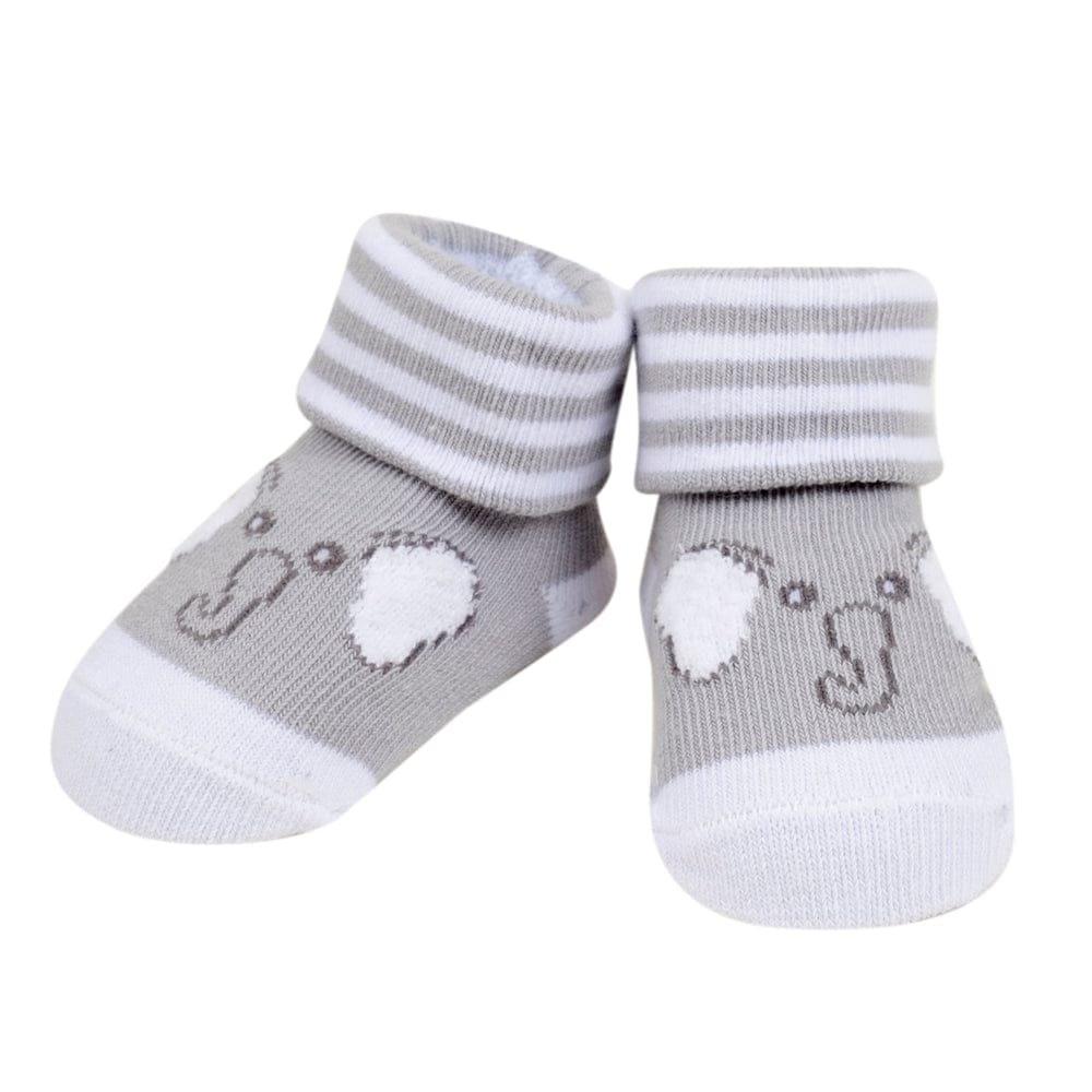 BF Gray Brown Socks Pack of 2 SK3014A