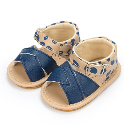 Navy Blue Baby Girls Summer Sandals SDL7536B