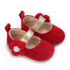 Red Flower Booties BTS9117A