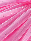 Girls' Sparkling Sequin Mesh Dress with Ruffle Trim - Sleeveless, Perfect for Spring/Summer Parties & Holidays FD6110I