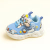 Blue Cute Cartoon Comfortable Sneakers, Lightweight Non Slip Shoes SH7176A