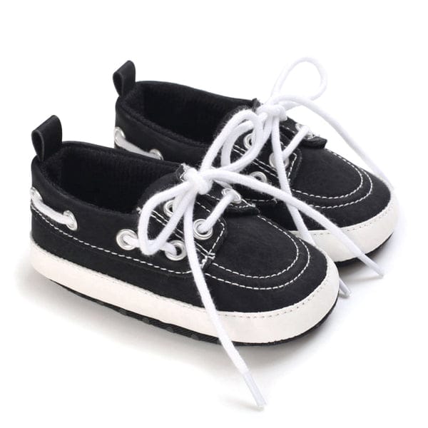 Black Baby Casual Lace Up Booties BTS9109A