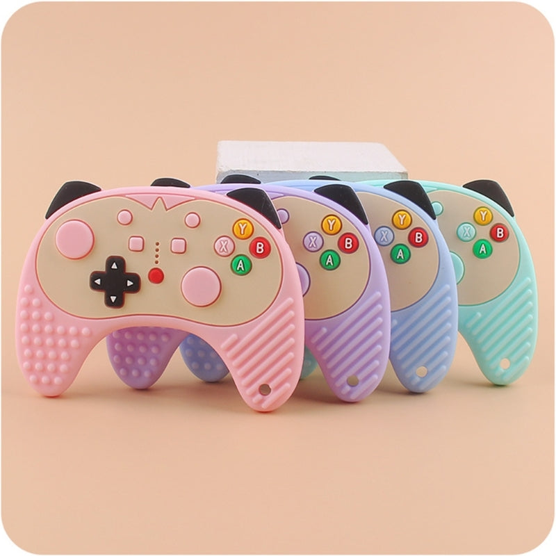 Green Pastel Gamepad Teether BCP1043B