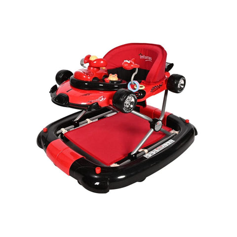 Infantes 3 in 1 Red Baby Walker & Rocker BCP1023B