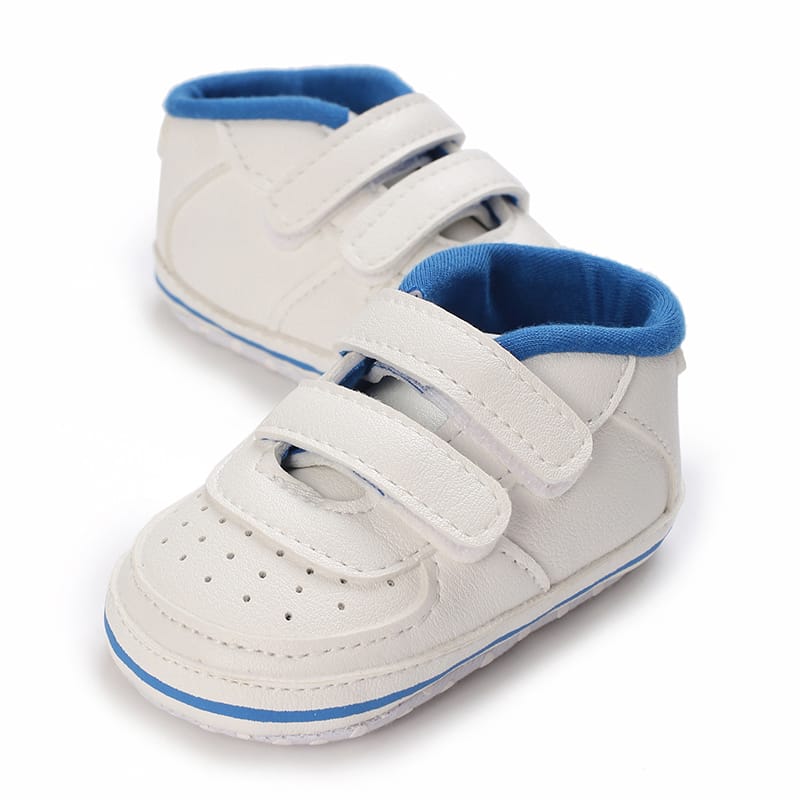 All-Season Toddler Blue & White Casual Booties BTS9104C