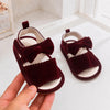 JF Maroon Summer Rubber-Sole Sandals for Girls SDL7594B