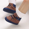 Brown Baby Boy Booties BTS9125A