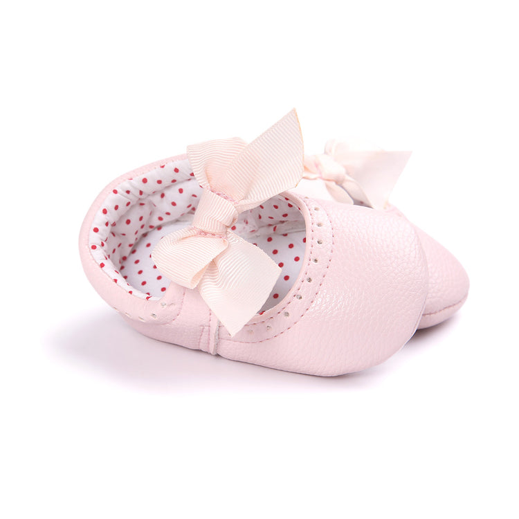 Pink Bow Booties BTS9070A