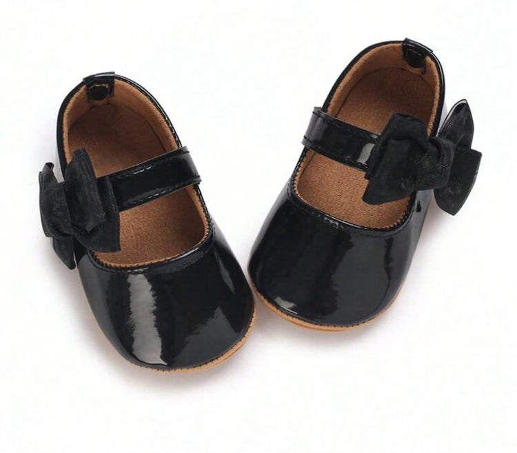 Baby Girls Black Shoes SH7097B