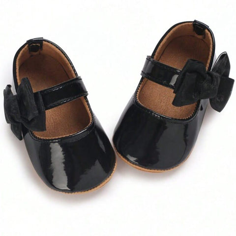 Baby Girls Black Shoes SH7097B