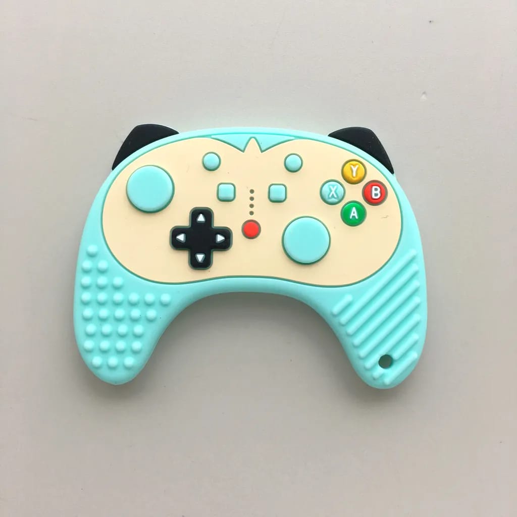 Green Pastel Gamepad Teether BCP1043B