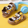 Summer Brown Toe Sandals Soft Sole Anti-Slip Kids Baby Soft Sole Sandals SDL7569A