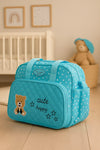 Silver Blue Cute Happy Bag with Mat BG5527C
