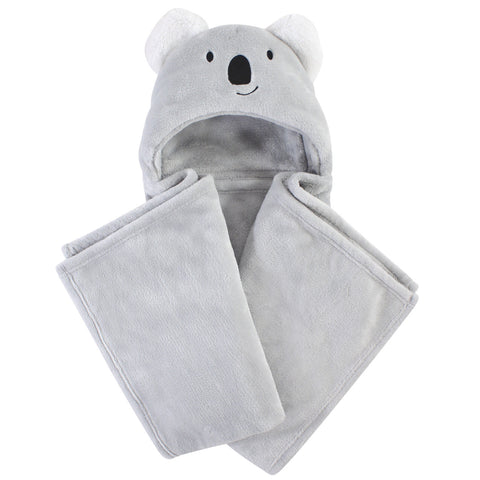 HB Plush Blanket with Hood, Koala TB6520B