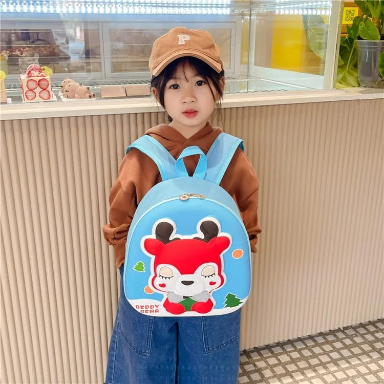 Sky Blue Beddy Bear Character Premium Quality Bag for Kids BG5522