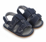 Denim Blue Soft Sole Sandals SDL7521