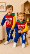 Tom and Jerry Design Baby Hoodie & Trouser Set - Soft Fleece Stuff, Machine Washable - Perfect for Winter, Perfect for Outdoor TS6419F