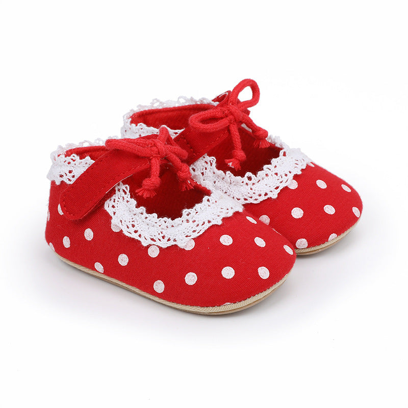 Red Princess Lovely Toddler Baby Girls Shoes SH7143D