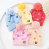 Peach Color Baby Fashion Warm Winter Wool Cap (0 Months - 24 Months) CP5097E