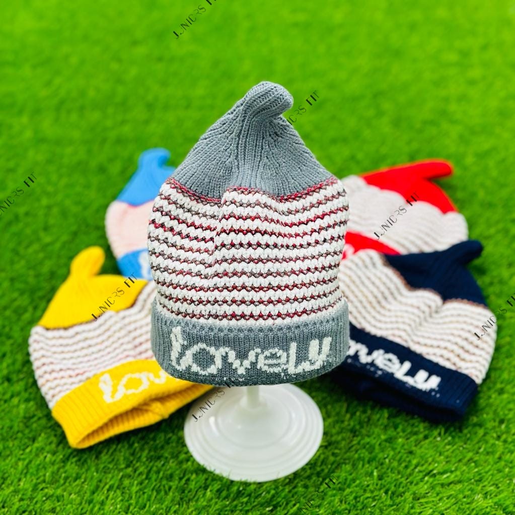 Grey Winter Warm Lovely Knitting Hat Cap CP5001D