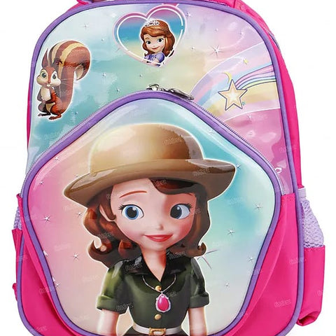 Premium Quality Pink Backpack Sofia Girls School Bag for Girls of Preschool, Prep and Nursery BG5536B