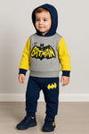 Batman Design Baby Hoodie & Trouser Set - Soft Fleece Stuff, Machine Washable - Perfect for Winter, Perfect for Outdoor TS6419A