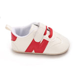 White & Red Baby Shoes SH7120C