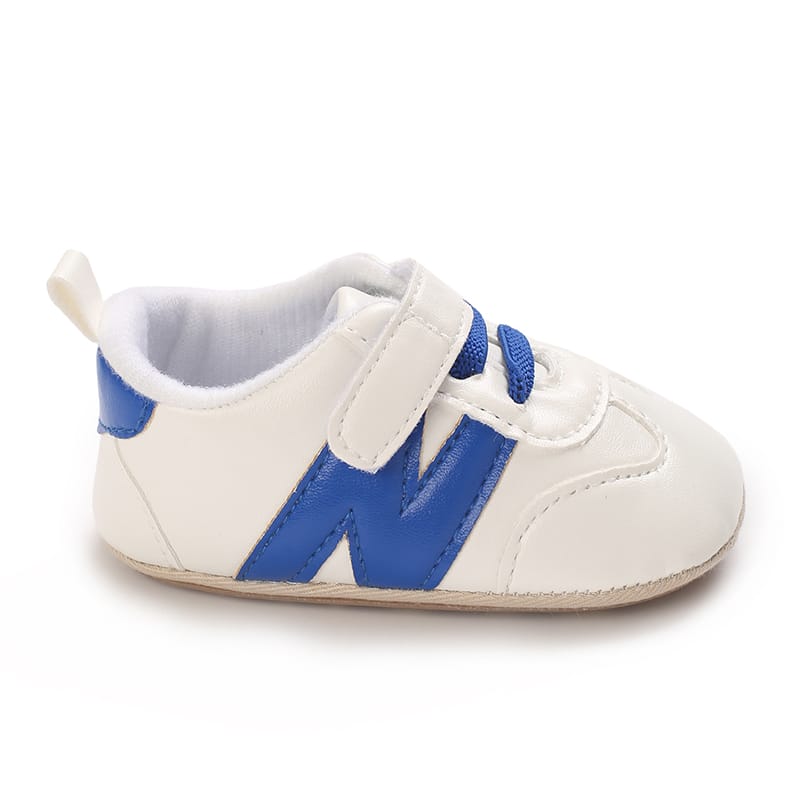 White & Blue Baby Shoes SH7120A