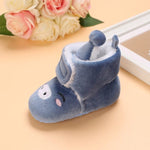 Blue Color Toddlers Winter Fashionable Boys And Girls Shoes SH7147C