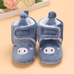 Blue Color Toddlers Winter Fashionable Boys And Girls Shoes SH7147C