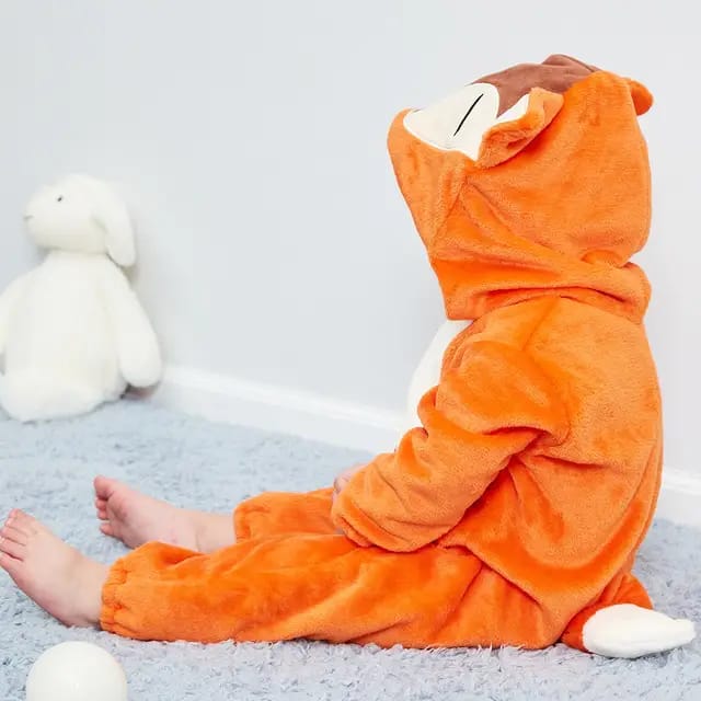 Orange Winter Baby Rompers Fox Jumpsuit  Body Suit BS6031