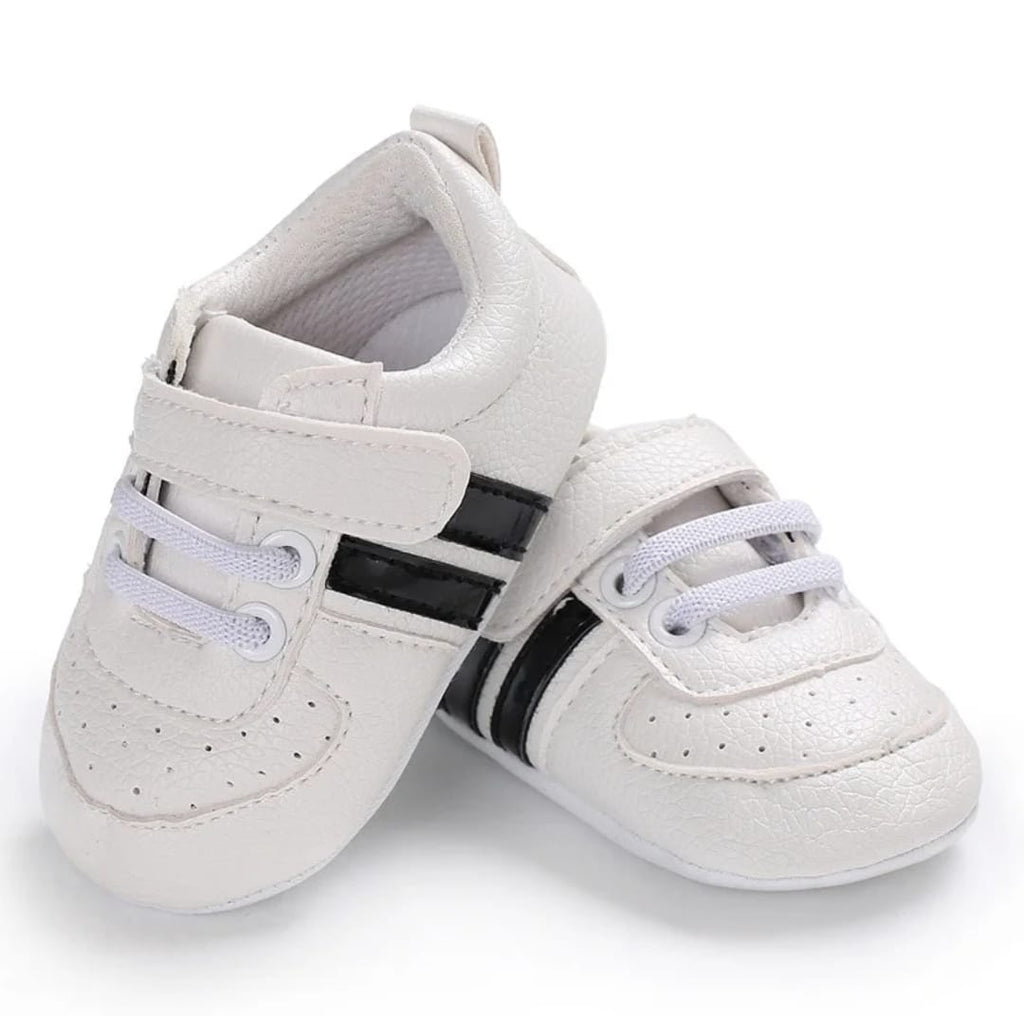 White & Black Non-Slip Baby Shoes SH7140D