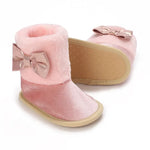 Pink Baby Girls High-top Warm Winter Shoes SH7126D