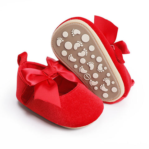 Red Fashionable Baby Girl's Shoes SH7142D