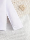 Baby Boy Three-Piece Gentleman Suit & White Bottom Shirt + Bow Tie & Light Blue Jacket & Red Trousers & Performance + Wedding Baby Boy Dress SD6106A