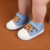 Sky Blue Infant Canvas Sneakers for Boys and Girls BTS9120E
