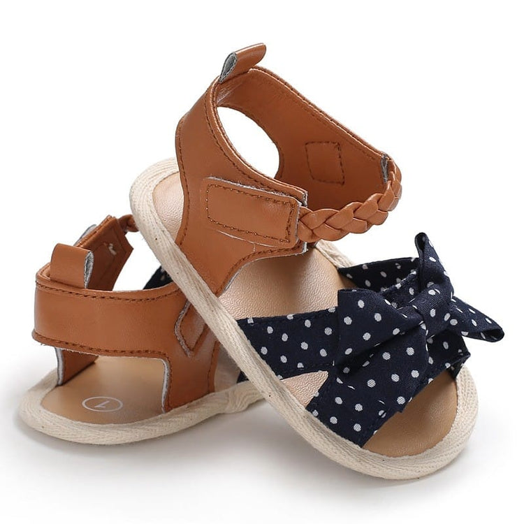 Blue Doted Sandals SDL7507C