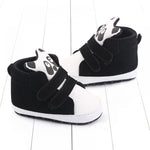 White Panda with Straps High Booties BTS9039C