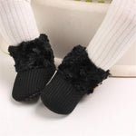 Black Cute Comfortable Baby Warm Shoes SH7132E