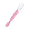 Pink Soft Silicone Spoon for 0-2 Years Old Baby Food Safe Feeding Spoons 2 Pc Set FS107B