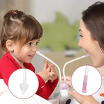 Pink Baby Safety Snotsucker (Manual Nasal Aspirator) Baby Nose Cleaner BCP1046B