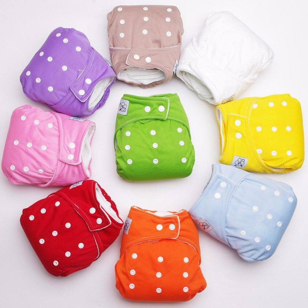 Green Reusable Baby Infant Nappy Cloth Diaper BCP1016B