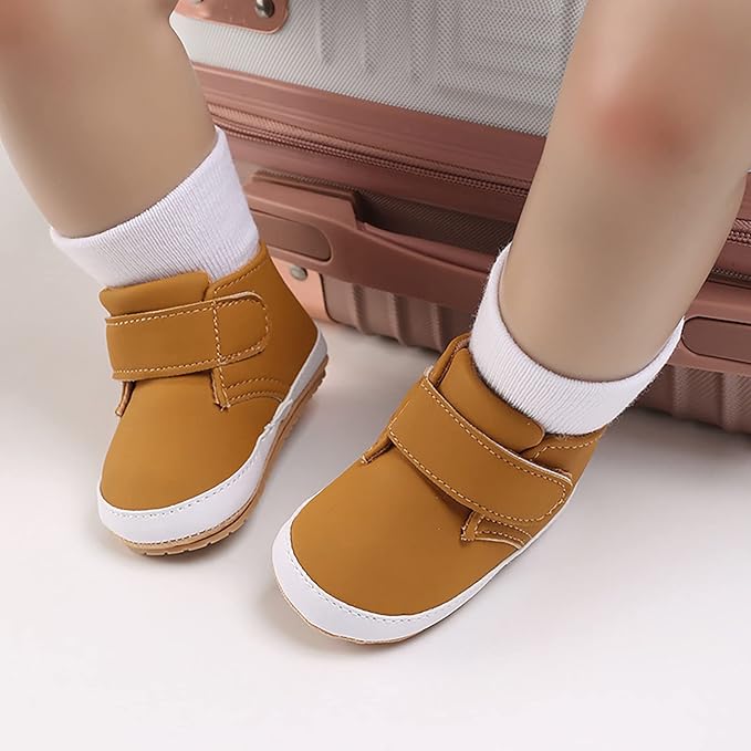 Brown Baby Toddler Shoes Boys and Girls SH7133B