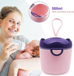 Pink Color Milk Powder Box Portable Baby Food Storage Box BCP1018C