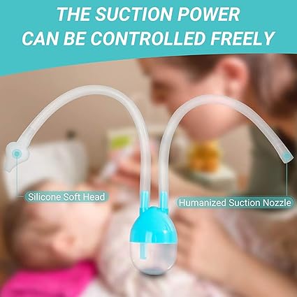 Blue Baby Safety Snotsucker (Manual Nasal Aspirator) Baby Nose Cleaner BCP1046A