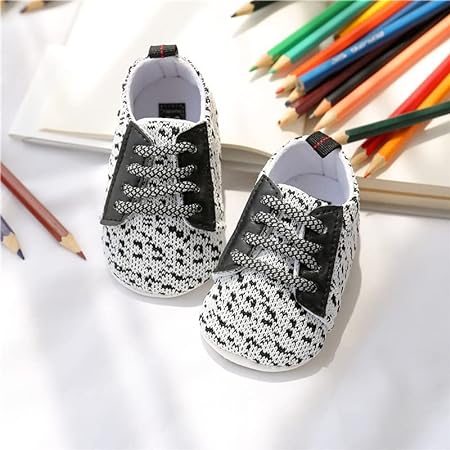 Black & White Casual Infant Baby Shoes SH7139B