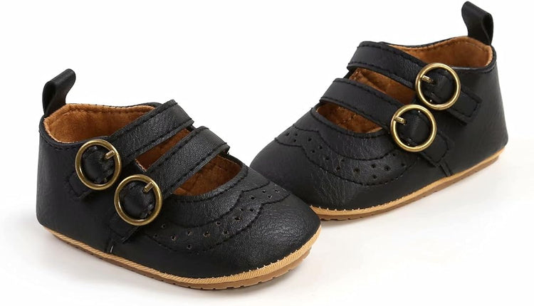 Black Baby Girls Shoes SH7089B