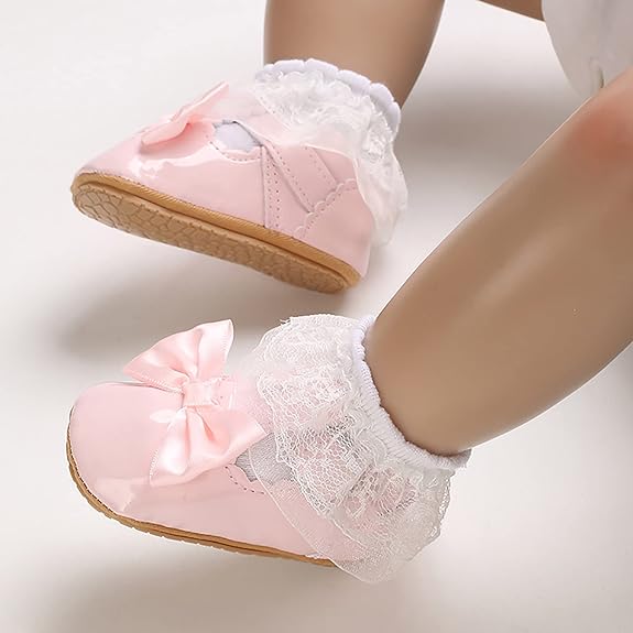 Baby Girls Casual Princess Pink Shoes SH7092D