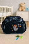 Large Mother Travel Baby Diaper 2 PCs Navy Blue Bag BG5552B